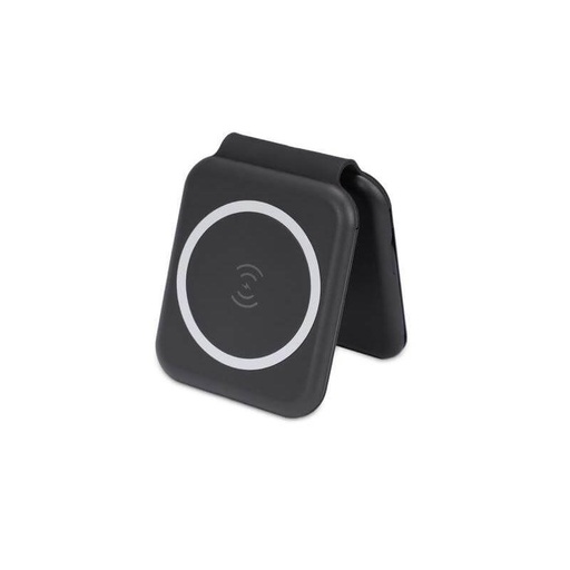 TURIN - @memorii Foldable 2-in-1 Wireless Charger and Multicable Set - Black