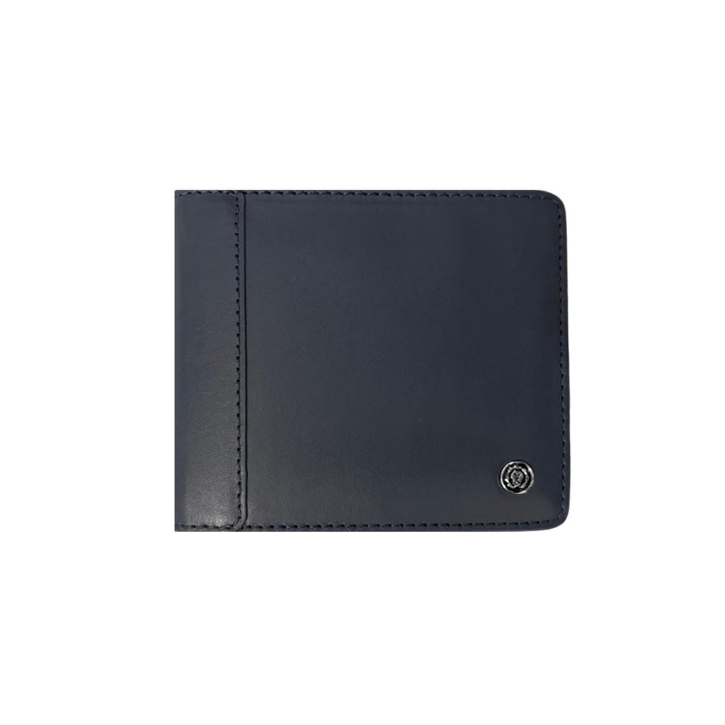 CROSS Leather Clip Wallet - Navy