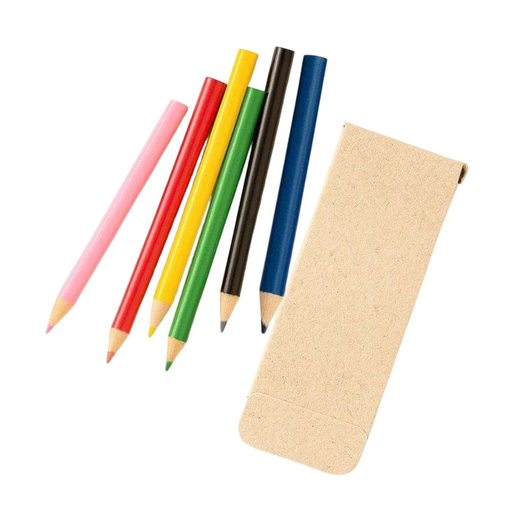 OTTA - Giftology Set of 6pcs Color Pencils in Lemongrass Paper Box