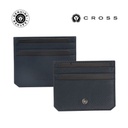 [LACR 2044] CROSS Pebble Leather 6CC Cardholder - Navy Blue