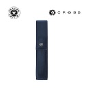 CROSS Leather Single Pen Case with Flap - Navy Blue