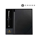 [GSCR 5001] Cross ATX® Basalt Black Ballpoint Pen with Classic Black Journal Gift Set