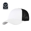 SWIFT - Santhome 6 Panel Trucker Cap - White / Black