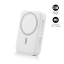 [ITWC 1304] Maglite 10K - 10000 mAh Magnetic Wireless Power Bank - White 