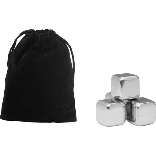 [MSIC 9215] FIENI - Set of 4 Stainless Steel Ice Cubes