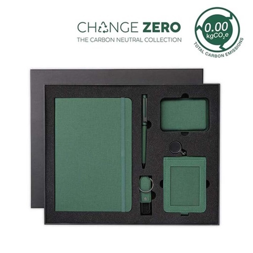 [GSSN 9609] ALMADA - CHANGE ZERO Sustainable 5pc Onboarding Gift Set - Green
