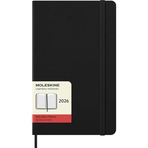 [OWMOL 5365] Moleskine 2026 Daily 12M Planner - Hard Cover - Large